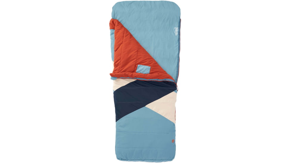Marmot Idlewild 30 Sleeping Bags, Cascade Blue/Picante, Left Zip, Long, 37280-3176-LZ