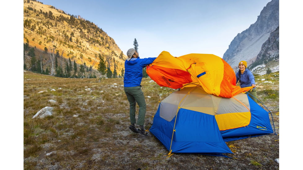 Marmot Limelight Tent, 2 Person, Solar/Red Sun, 2-Person, 195115053161