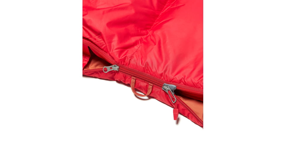Marmot Lost Coast 40 Sleeping Bags, Team Red/Auburn, Left Zip, M15410-23494-LZ