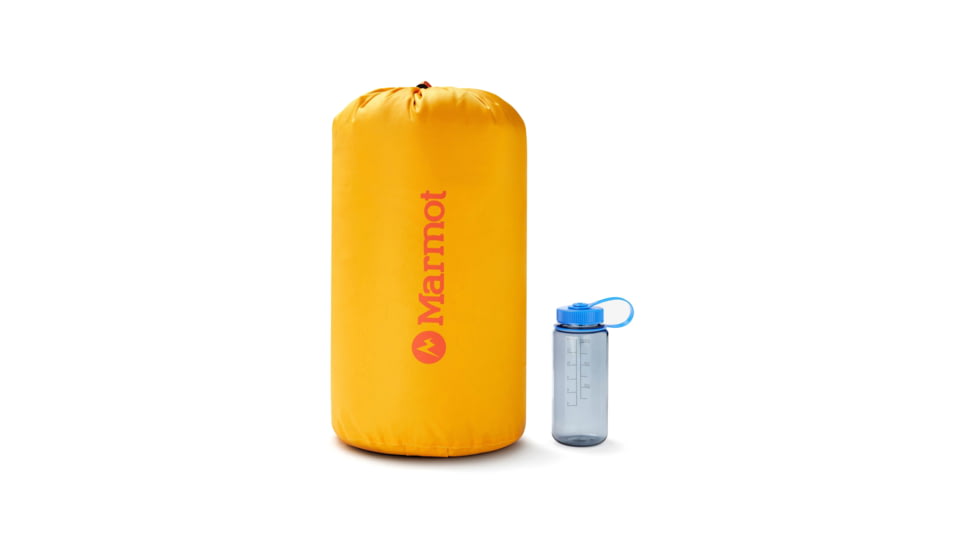 Marmot Lost Coast 5 Sleeping Bags, Golden Sun/Tangelo, Left Zip, Short, M15417-23305-LZ