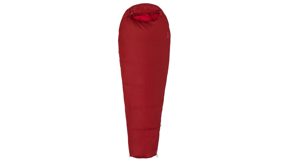 Marmot Nanowave 45 Sleeping Bag, Brick, Regular, Left Zip, 38820-066-LZ