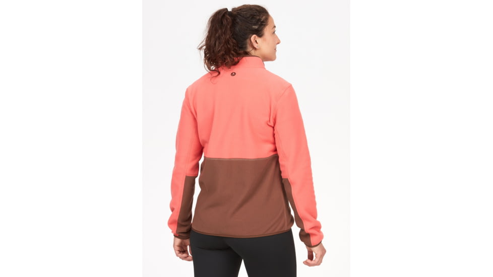 Marmot Rocklin Full Zip Jacket - Womens, Grapefruit/Pinecone, Medium, M12402-22519-M
