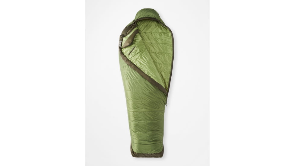Marmot Trestles Elite Eco 30 Sleeping Bags - Mens, Vine Green/Forest Night, Left-Zip, M12309-4802-LZ