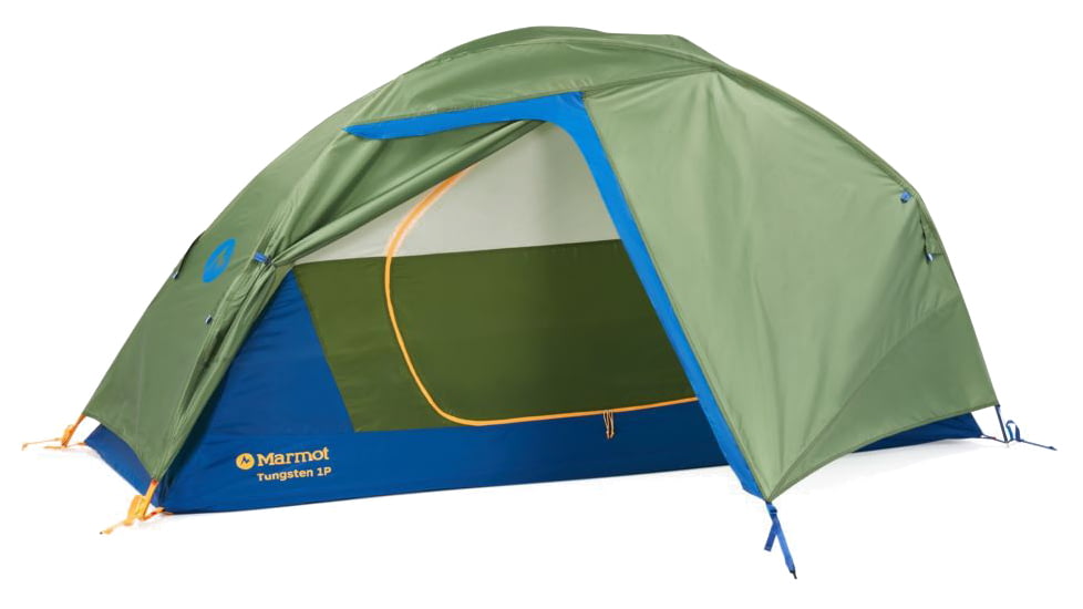 Marmot Tungsten Tent - 1 Person, Foliage/Dark Azure, One Size, 195115053376