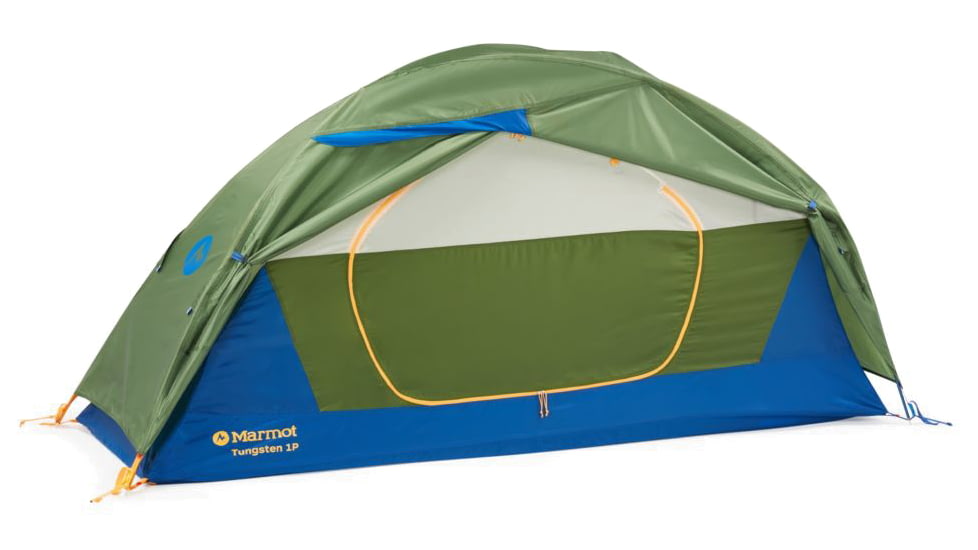 Marmot Tungsten Tent - 1 Person, Foliage/Dark Azure, One Size, 195115053376