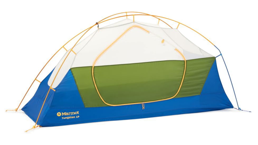 Marmot Tungsten Tent - 1 Person, Foliage/Dark Azure, One Size, 195115053376
