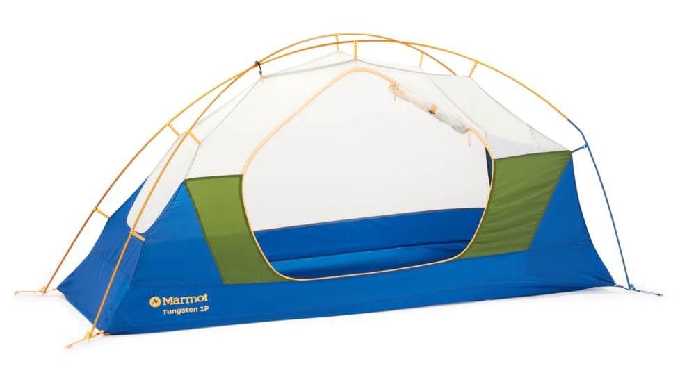 Marmot Tungsten Tent - 1 Person, Foliage/Dark Azure, One Size, 195115053376