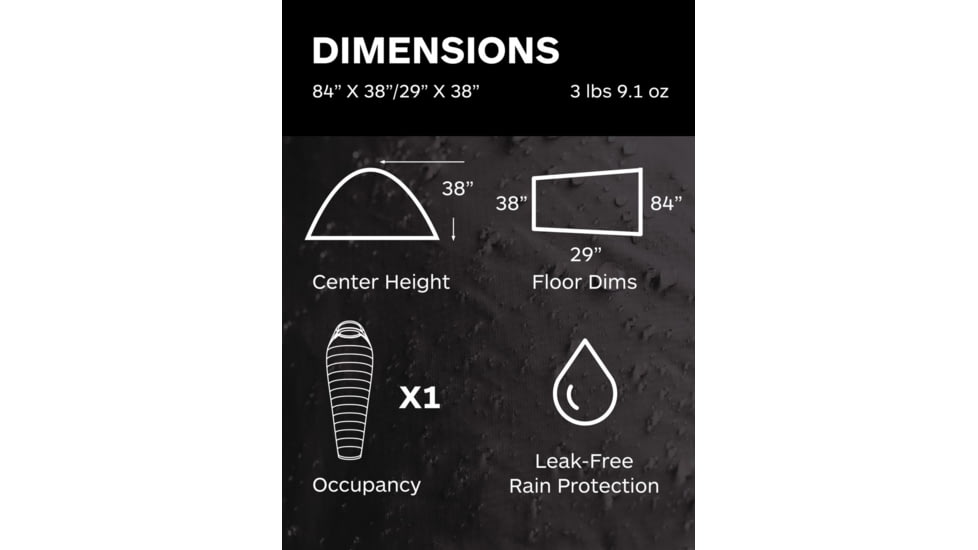 Marmot Tungsten Tent - 1 Person, Foliage/Dark Azure, One Size, 195115053376