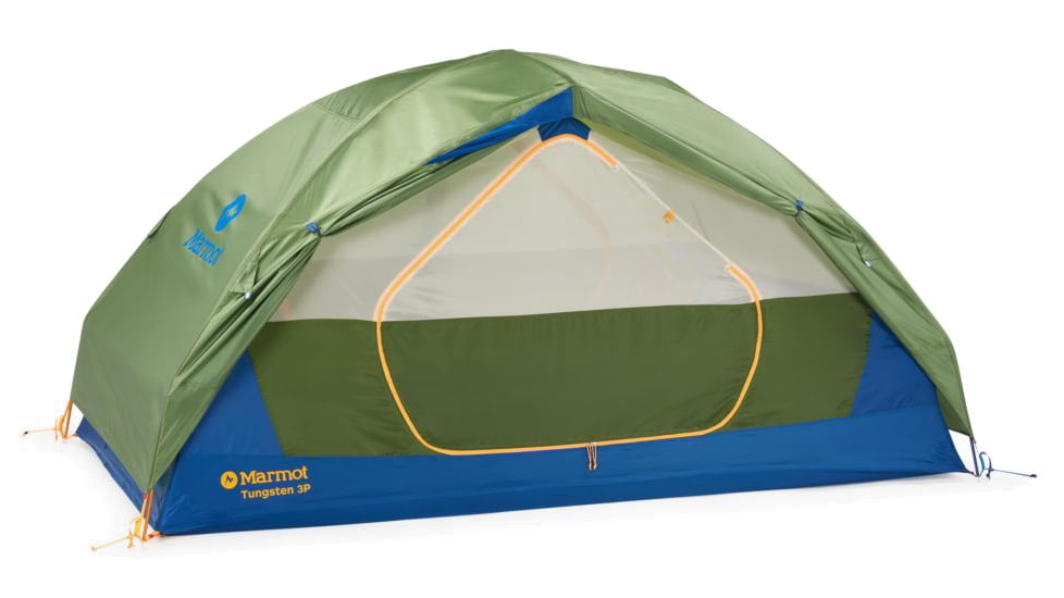 Marmot Tungsten Tent - 3 Person, Foliage/Dark Azure, One Size, 195115053321