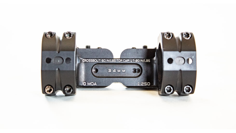 Masterpiece Arms BOLT ACTION MOUNT 30MM RINGS 1.250in HEIGHT 0 MOA, BAMOUNT-30-1250