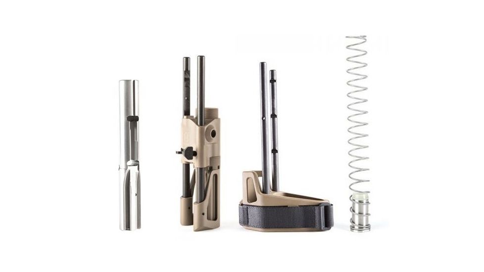 Maxim Defense Industries AR15 Ultimate CQB Pistol Bundle - PDW Brace, CQB Buffer and Spring, FDE with Silver BCG - DEMO