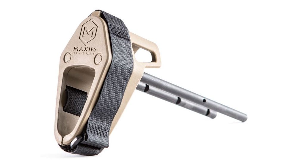 Maxim Defense Industries CQB Pistol PDW Brace for AR15, JP SCS-XS Gen 2 9mm, FDE, 8523976140