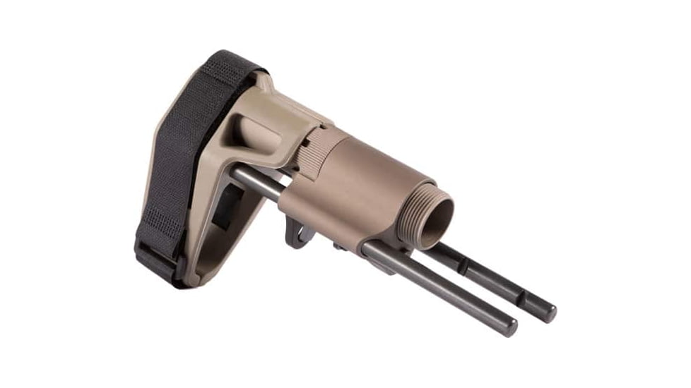 Maxim Defense Industries PDW Brace for AR-15, Standard Buffer/Spring, 3.3 oz, FDE, MXM-47525