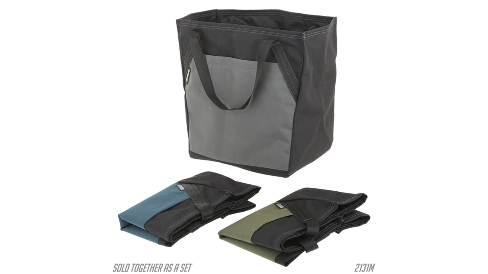 Maxpedition Trifecta 3in1 Tote Set, Wolf Gray/Green/Dark Blue/Black, 2131M