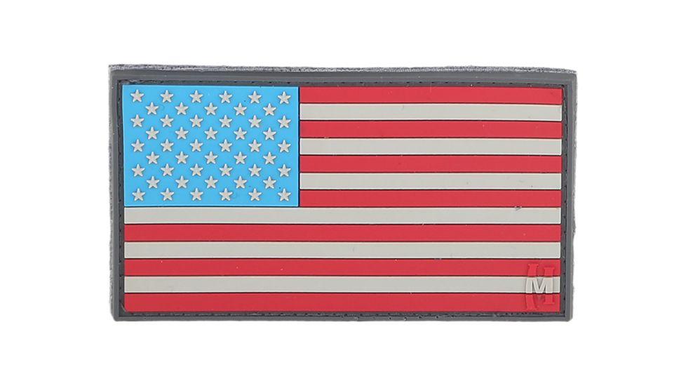 Maxpedition USA 3.25 in. x 1.75 in. Large Flag Patch, LE Thin Blue Line USA2L