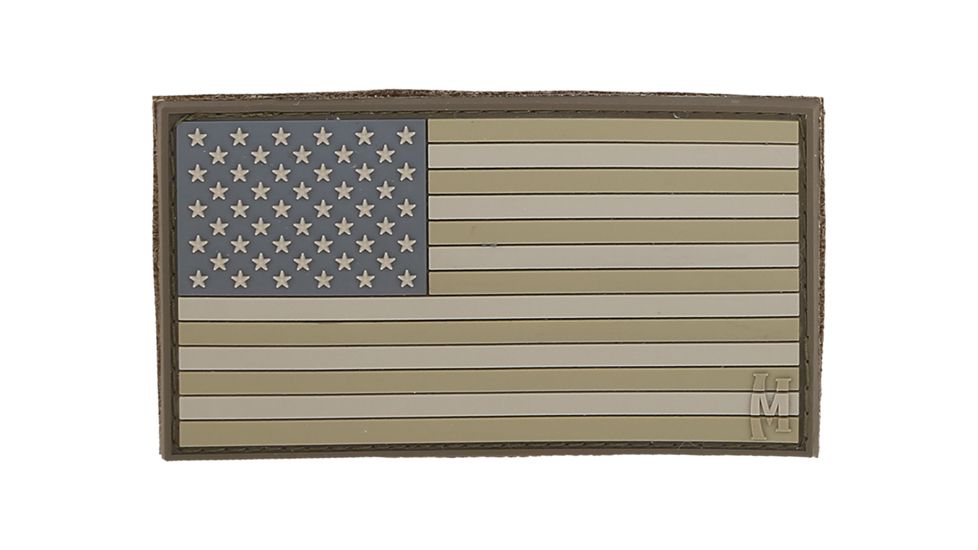 Maxpedition USA 3.25 in. x 1.75 in. Large Flag Patch, Glow USA2Z