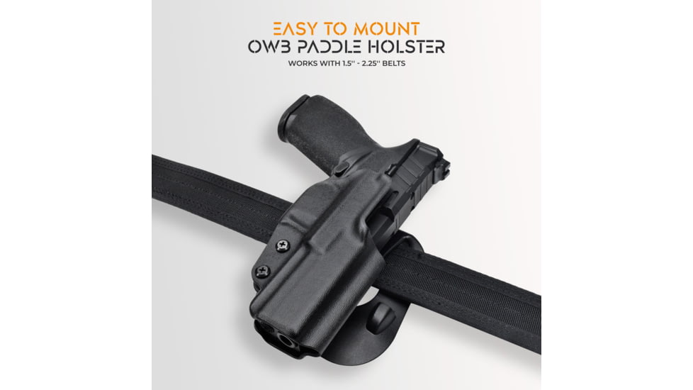 Maxtor Tactical Sig Sauer OWB Paddle Holster, P322-COMP, Right, Black, PADDLE-P322COMP-BKRH