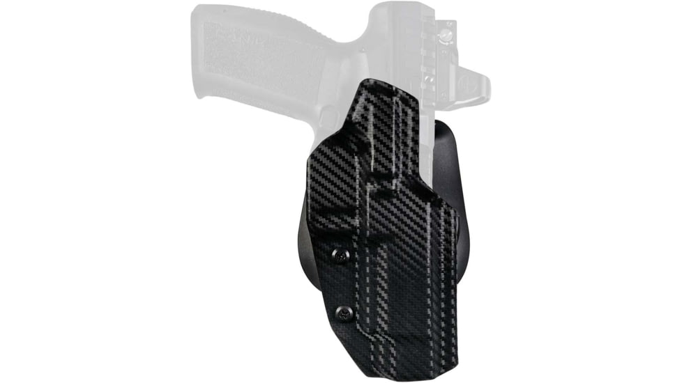 Maxtor Tactical Sig Sauer Kydex OWB Paddle Holster, P320 Compact, Right, Carbon Fiber, PADDLE-CF-P3204