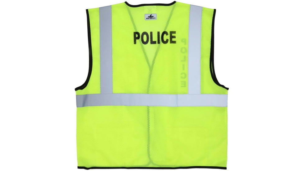 MCR Safety Class 2, Economy, Mesh, Silkscreened Pol - VCL2MLPLCM