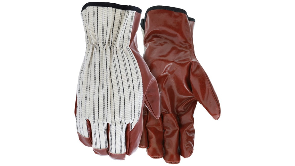 MCR Safety Consolidator Plus, Jersey Liner, B Grade, Canvas Back, Driver Style, Burgundy/White, X - Large, 9740BXL