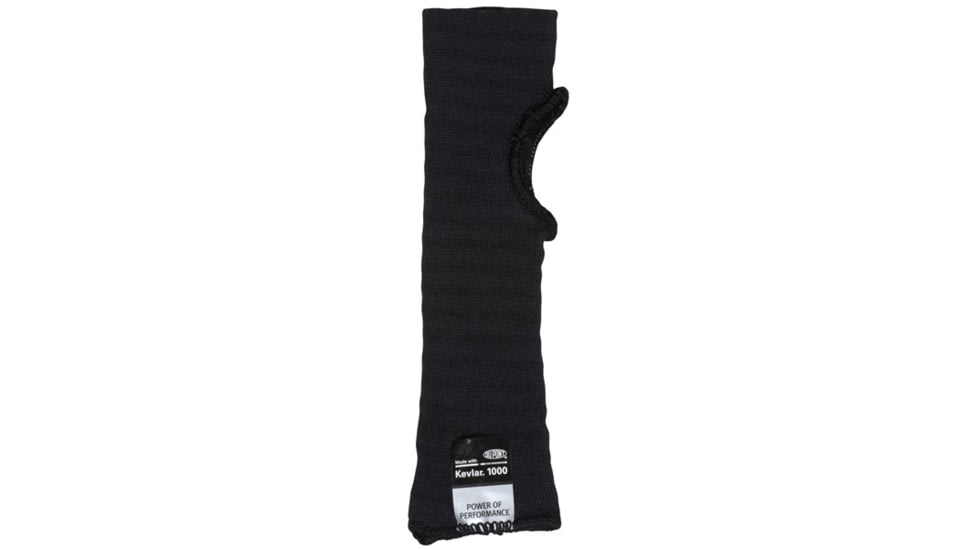 MCR Safety Cut Pro Double Ply DuPont Kevlar Black Sleeves w/Thumb Slot - Men's, 10 x 2 1/4in, 9171TE