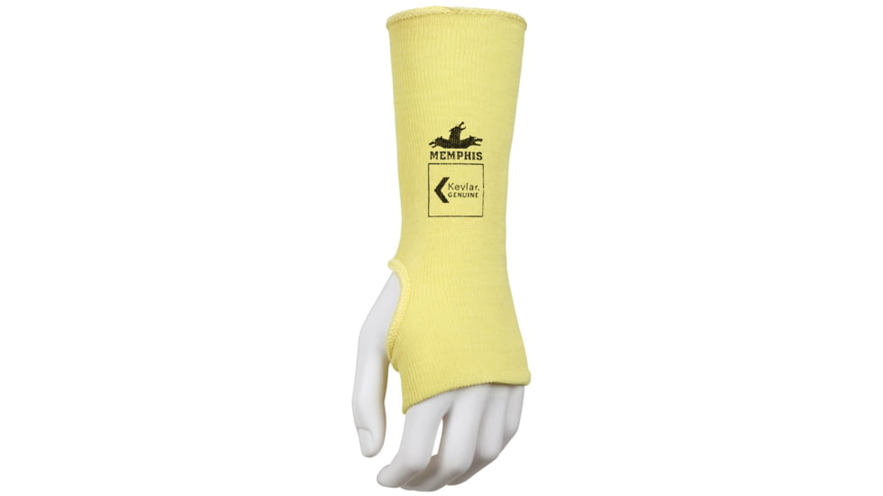 MCR Safety Cut Pro Double Ply DuPont Kevlar CV Cut Resistant Sleeves w/Thumb Slot - Men's, 10 x 2 1/4in, 9371TE
