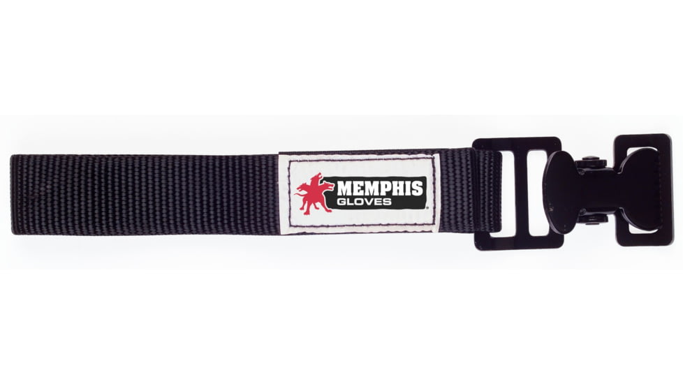 MCR Safety Glove/Utility Clip, 12in Nylon Strap with Metal Clip, Black, One Size, GCB