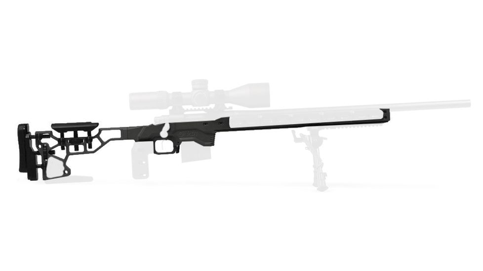 MDT ACC Chassis System, CZ 455 - 22LR / 17HMR, Black, Right Hand, 104305-BLK