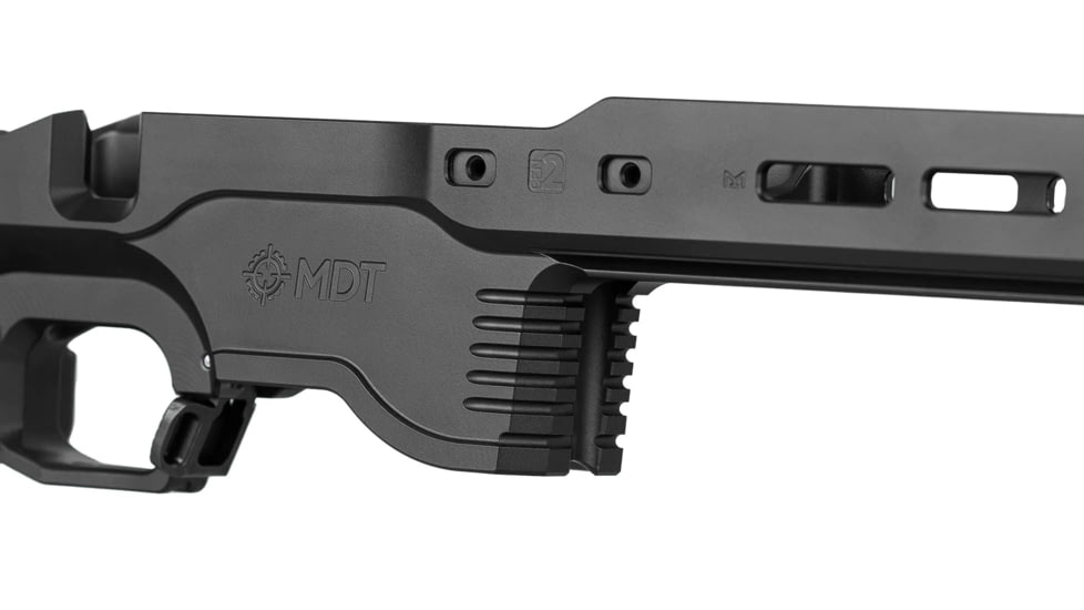 MDT ACC Premier Gen2 Rifle Chassis, Rem 700, Long Action, CIP, Right Hand, Black, 114872-BLK