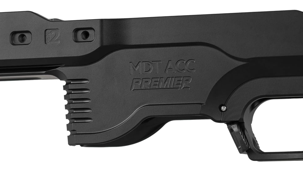 MDT ACC Premier Gen2 Rifle Chassis, Rem 700, Long Action, CIP, Right Hand, Black, 114872-BLK