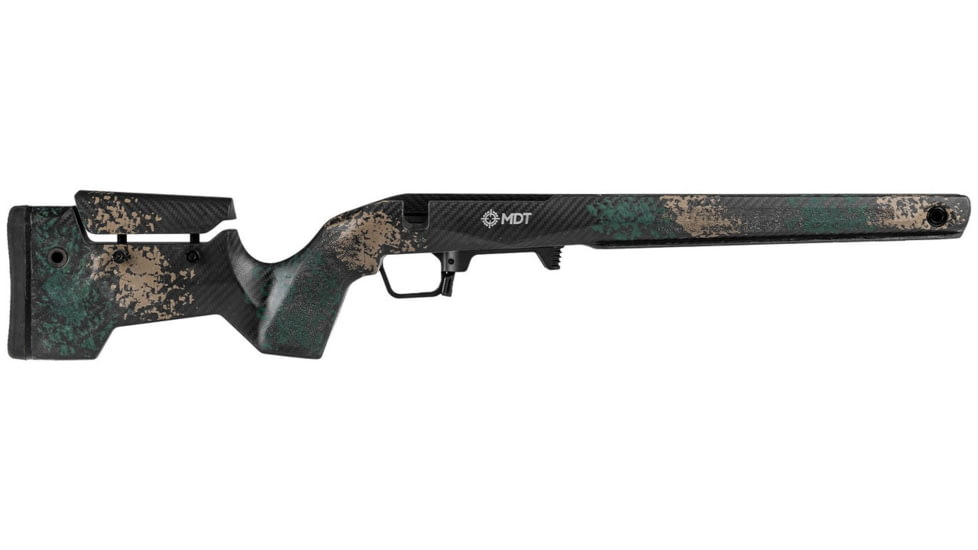 MDT CRBN Precision Kit Chassis Base, Remington 700, Right Hand, Hunter Orange and Grey, 114482-HGF
