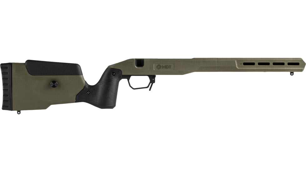 MDT Field Stock Ruger 10/22 RH Rifle Chassis, Olive Drab Green, 109542-ODG