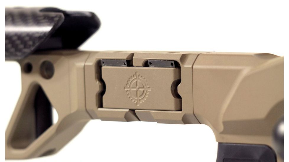 MDT Folding Skeleton Rifle Stock for ESS Chassis, FDE 103452-FDE