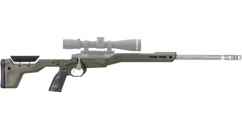 MDT HNT26 Fixed Buttstock Non-ARCA Forent Chassis System, Remington Model 700 Medium Action, Right Hand, Cobalt Green, 107383-CKG