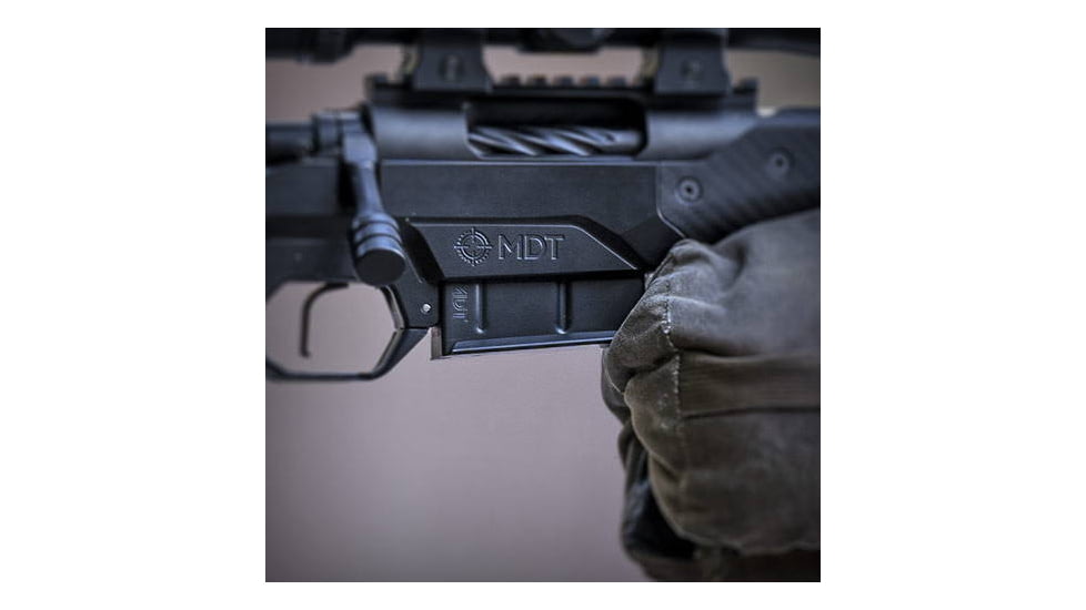 MDT HNT26 Folding Arca Stock, Remington 700, Short, Right, Black, 106129BCF