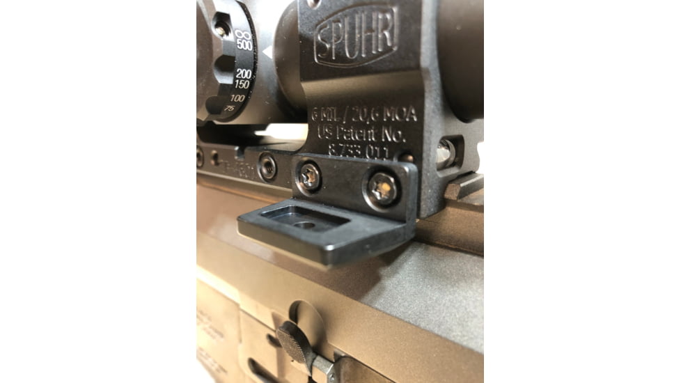 MDT LRA S90 Bracket for the Send iT MV3 &amp; Spuhr Mounts, Black, 107203-BLK