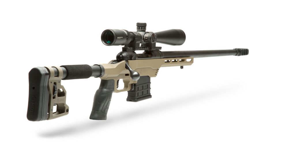 MDT LSS Gen 2 Chassis System, Howa 1500 / Weatherby Vanguard, Short Action, Requires MDT Polymer or Poly Metal Magazine, Right Position, Cerakote FDE, 104159-FDE
