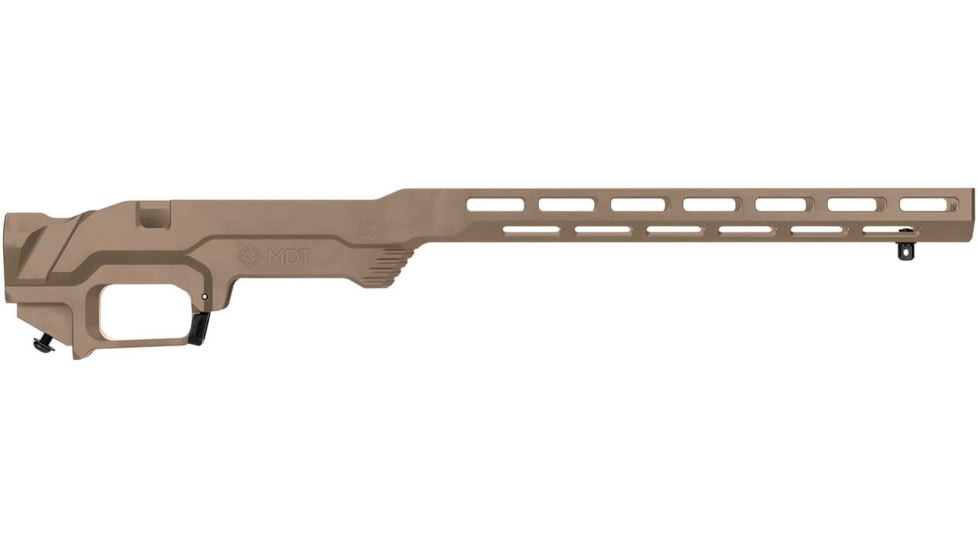 MDT LSS-XL Gen2 Chassis System, Tikka T3/T3x, Short Action, Carbine Interface, M-LOK, FDE, 103263-FDE