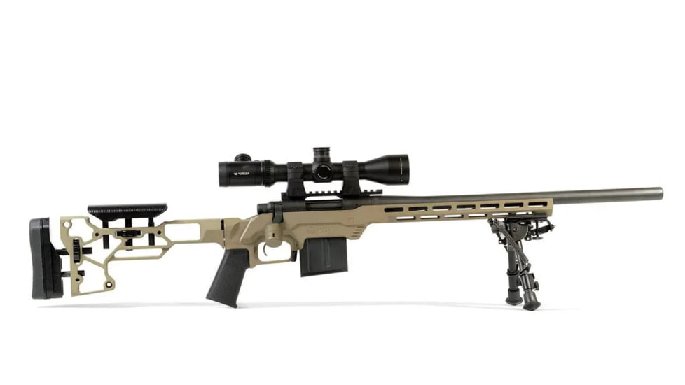 MDT LSS-XL Gen2 Chassis System, Tikka T3/T3x, Short Action, Carbine Interface, M-LOK, FDE, 103263-FDE