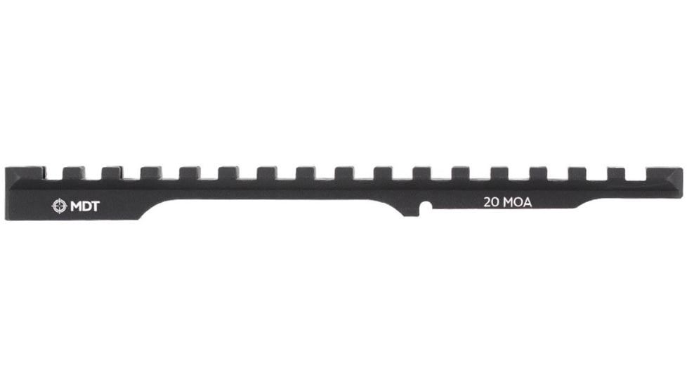MDT Picatinny Rifle Scope Base, 20 MOA, Black, 104488BLK