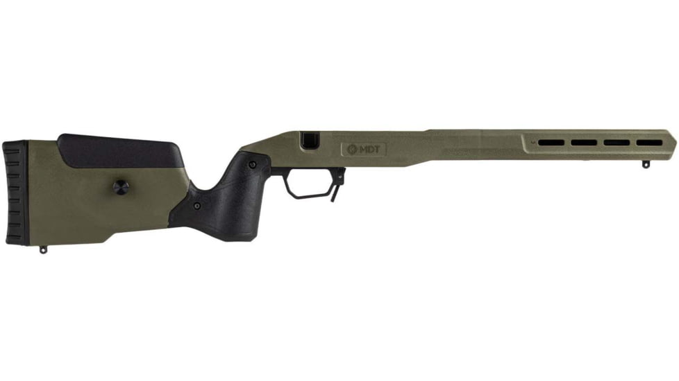 MDT Savage Axis Short Action Field Stock Chassis System, Right Hand, Olive Drab Green, 108682-ODG
