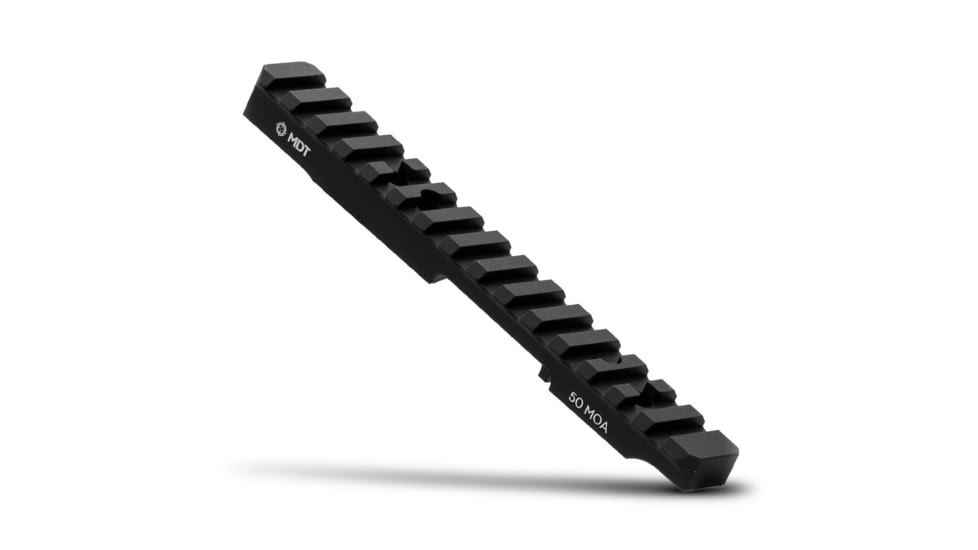 MDT Scope Base Picatinny Scope Rail, Ruger Amer RF, 50 MOA, Black, 106611-BLK