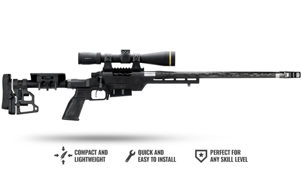 MDT Tikka T1x Gen2 LSS-RF System, Right Hand, Black, 104321-BLK