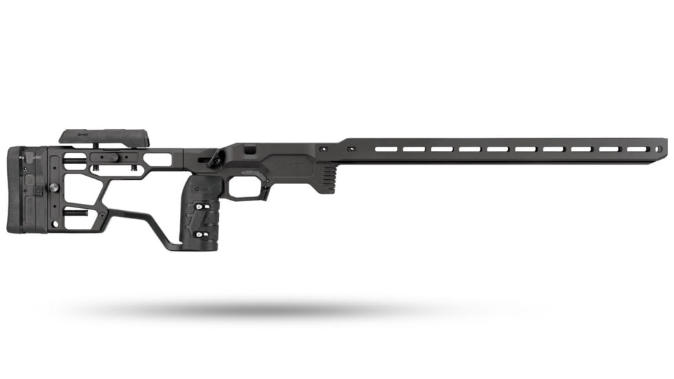 MDT Remington 700 ACC Elite Chassis System, Long Action, Right Hand, Black, 106828-BLK
