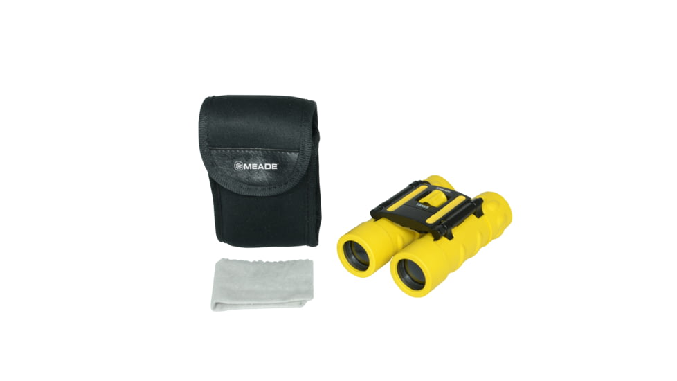 Meade 10X25mm Discovery Binocular, Yellow, 125072