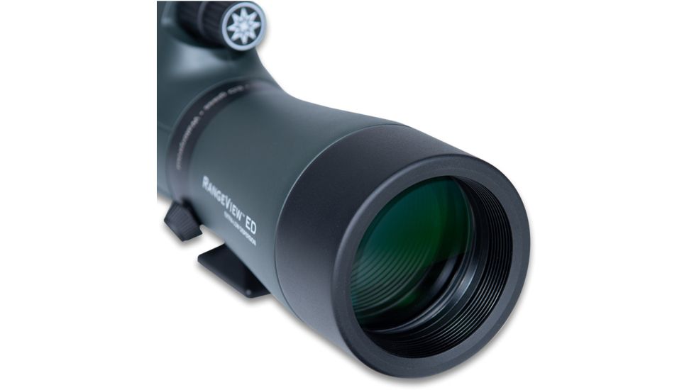 Meade RangeView Spotting Scope, 16-48x65mm, BK-7 Porro Prism, ED Glass, Green/Black, 146000