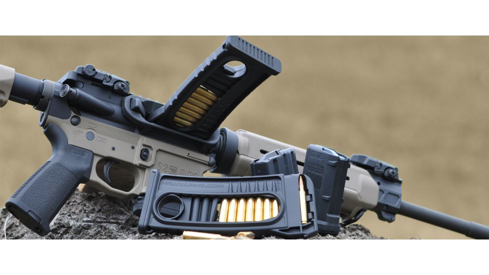 Mean Arms Fixed Magazine Loader, California Compliant, AR-15, .223/5.56 NATO, 10-Round, Polymer, Black, 2100169