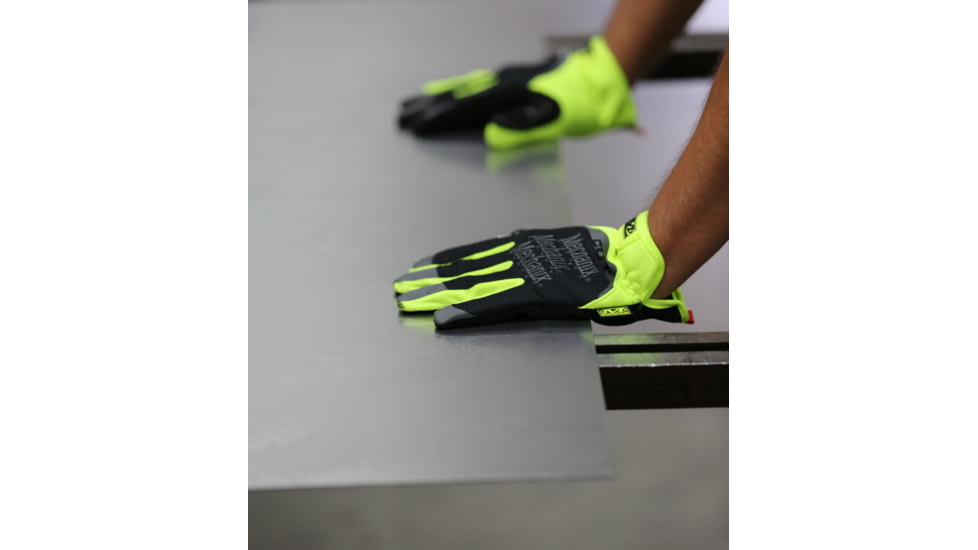 Mechanix Wear FastFit D4-360 Hi-Viz Gloves - Mens, High Visibility Yellow, Medium, SFF-X91-009