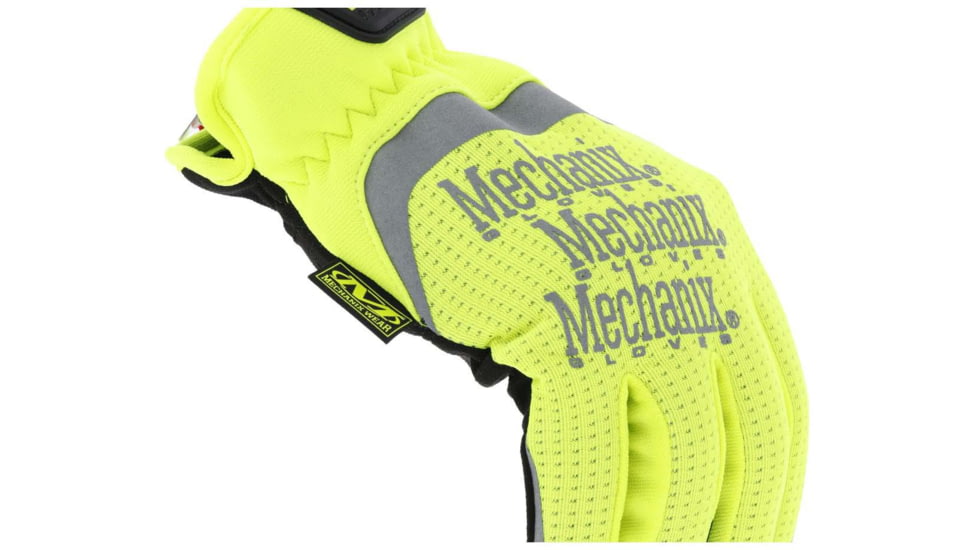 Mechanix Wear High Visible Fastfit Work Gloves - Mens, Yellow, Small, SFF-91-008