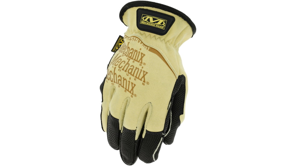 Mechanix Wear Leather Heat Resistant Gloves - Men's, Yellow/Tan, Small, HRL-05-008